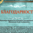 Благодарность музею - Историко-мемориальный музей