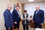 Ольга Хохлова встретилась с космонавтом, Героем России Сергеем Прокопьевым